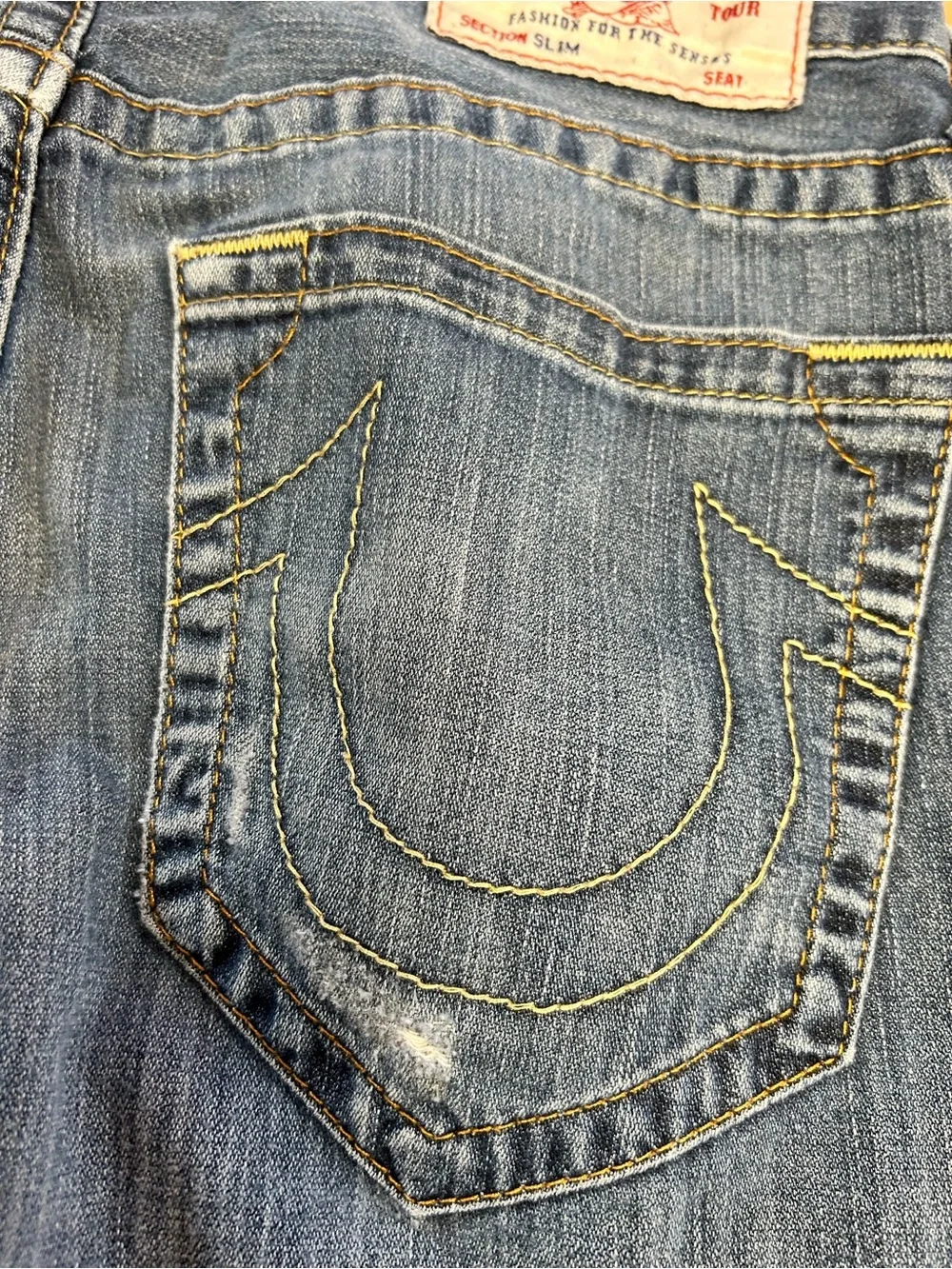 True Religion Slim Fit Blue Men's Jeans Size 32